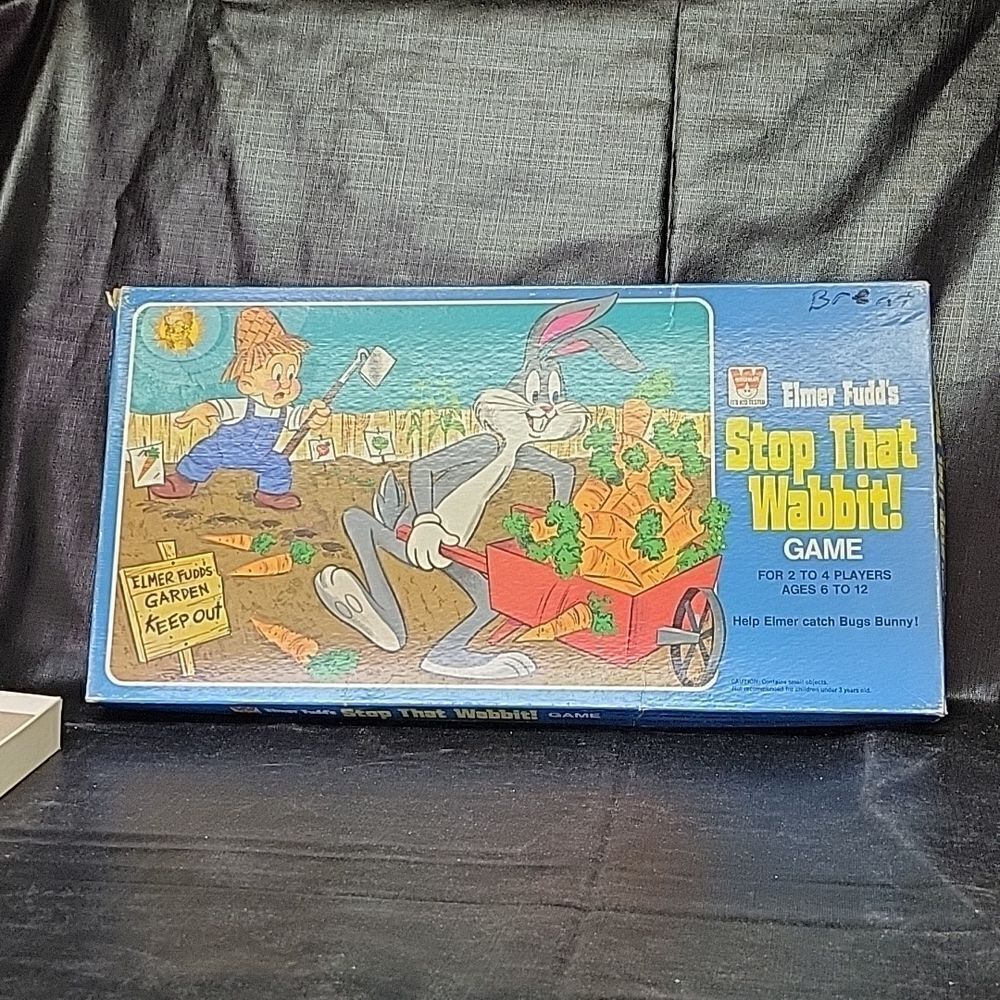 Elmer Fudd's Stop‎ that Wabbit! Board Game Whitman 2-4 players Age 6-12 Vintage